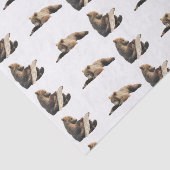 grizzly beer Weefpapier Tissuepapier (Detail)