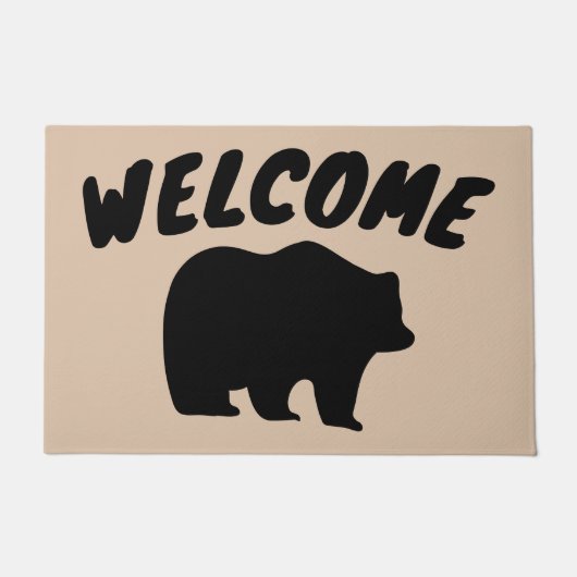 GRIZZLY BEER WELKOMSTDEURMATTEN DEURMAT (Voorkant)