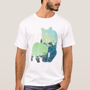 Grizzly Beer Wildlife Forest Dierenvriend Beren Na T-shirt