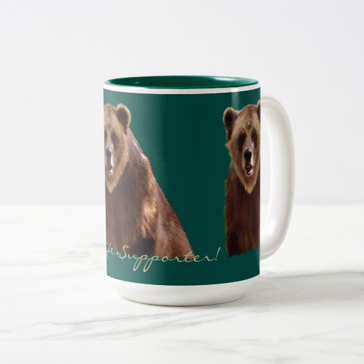 Grizzly Beer Wildlife supporter Art Mok (Voorkant rechts)