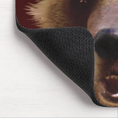 Grizzly Beer Wildlife Supporter Art Mousepad Muismat (Hoek)