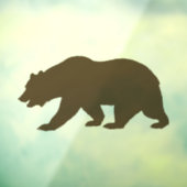 GRIZZLY BEER WINDOW CLING RAAMSTICKER (Vel 3)