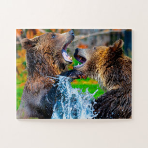 Grizzly Beer Wyoming Legpuzzel