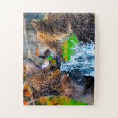 Grizzly Beer Wyoming Legpuzzel (Verticaal)