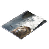Grizzly Beer, zalm en waterval Notitieboek (Linkerzijde)