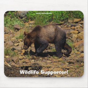 Grizzly Beerwelp Natuur Beschermer Muismat