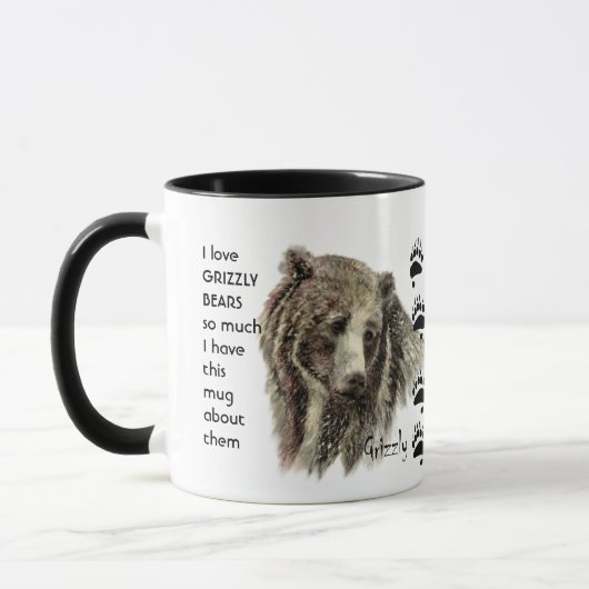 GRIZZLY-BEREN houden zoveel van dat ik de Mok van  (Links)