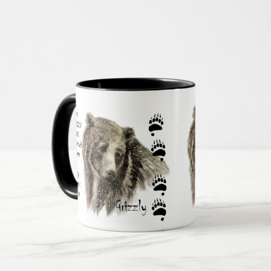 GRIZZLY-BEREN houden zoveel van dat ik de Mok van  (Voorkant links)