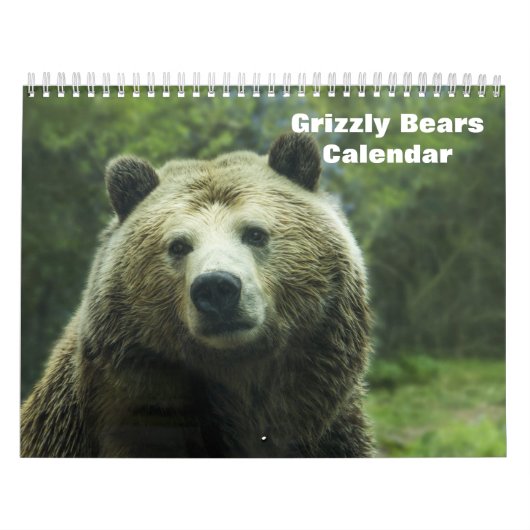 Grizzly Beren Kalender (Hoes)