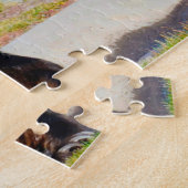 Grizzly Beren Montana. kerstgroet Legpuzzel (Zijkant)