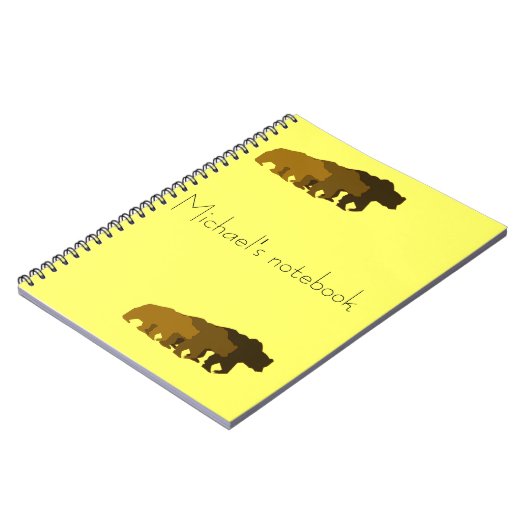 Grizzly Beren Notitieboek (Linkerzijde)