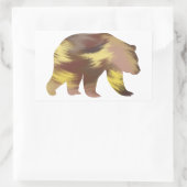 Grizzly Beren Sticker in acrylstijl (Tas)
