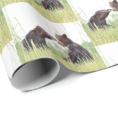 grizzly beren verpakkingspapier cadeaupapier (Rol Hoek)
