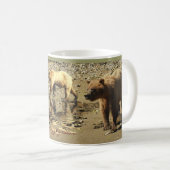 Grizzly Beren Wildlife Art Koffie Mok (Voorkant rechts)