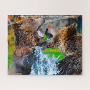 Grizzly Beren Wyoming. kerstcadeautjes Legpuzzel