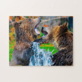 Grizzly Beren Wyoming. Legpuzzel (Horizontaal)