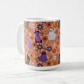 Grizzly bloem koffiemok (Voorkant links)