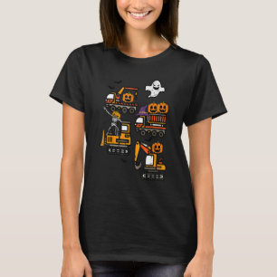Grizzly bouwmachines Halloween kostuum peuters T-shirt