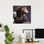 Grizzly Brown Beer, Natuur Wall Poster (Thuiskantoor)