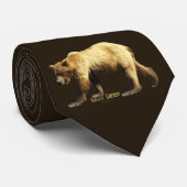 GRIZZLY COUNTRY Beer Wildlife Theme Stropdas (Opgerold)