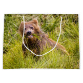 Grizzly cub grazing, Alaska Groot Cadeauzakje (Voorkant)