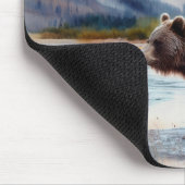 Grizzly Eagle Wildlife Mousepad Muismat (Hoek)