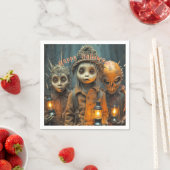Grizzly Enge Halloween Kinderen Servet (Insitu)