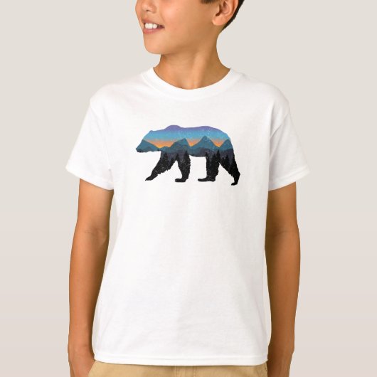 Grizzly Forest Beer Mountain Blue Proud Beer T-shirt (Voorkant)