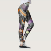 Grizzly Griezelen Bos Halloween Leggings (Rechts)