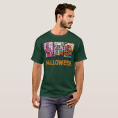 Grizzly Griezige Zomer Skelet Wachtend Op Hallowee T-shirt (Voorkant volledig)
