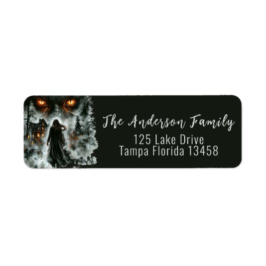 Grizzly Grimmige Oogstmaan Retour Adres Labels (Voorkant)