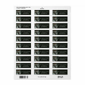 Grizzly Grimmige Oogstmaan Retour Adres Labels (Full Sheet)