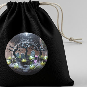 Grizzly Halloween Geheime Terrarium  Ronde Sticker