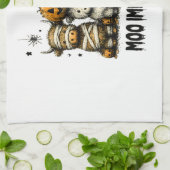 Grizzly Halloween Hoogland Koe Theedoek (Gevouwen)
