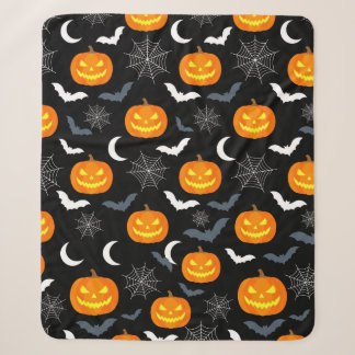 Grizzly Halloween Pompoen Patroon Fleece Deken