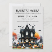 Grizzly Halloween Spokenhuis Kaart (Voorkant)