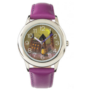 Grizzly heksenhuis en vampierenkasteel voor Hallow Horloge