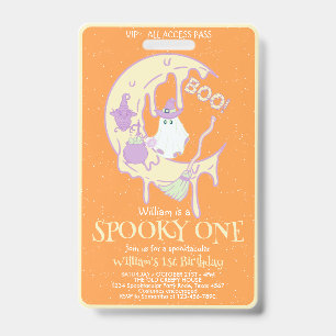 Grizzly Jongensnaam Kids Halloween 1e Verjaardag Badge