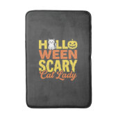 Grizzly Kat Dame Halloween Ontwerp_1 Badmat (Voorkant Verticaal)