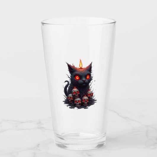 Grizzly Kat Kaars Glas (Voorkant)
