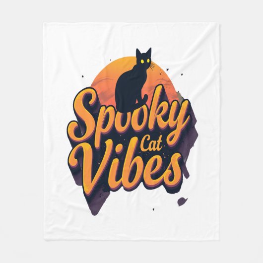 Grizzly Kat Vibes 2 Fleece Deken (Voorkant)