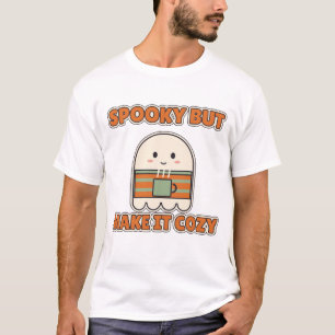 Grizzly Maar Maak Het Gezellig Cute Geest Hallowee T-shirt