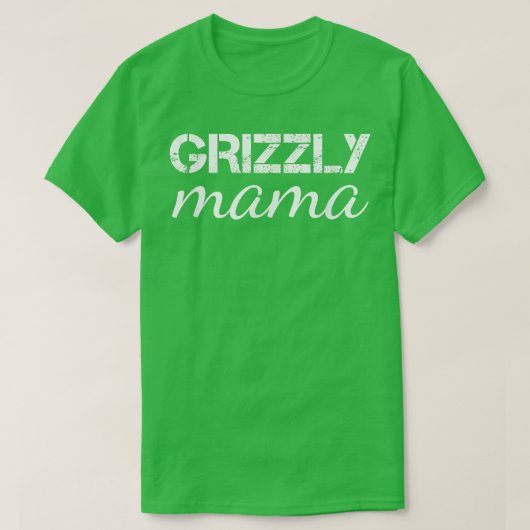 Grizzly Mama Beer 999 T-shirt (Design voorkant)