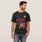 Grizzly Over Caffeïne – Grappige Beer T-shirt (Voorkant volledig)