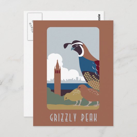 Grizzly Peak briefkaart (Voorkant / Achterkant)
