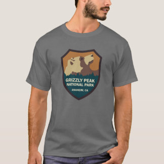Grizzly Peak National Park Sign funny T-shirt