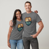 Grizzly Peak National Park Sign funny T-shirt (Unisex)