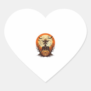 Grizzly Pompoen Vogelverschrikker Geheugen Huis Vo Hart Sticker