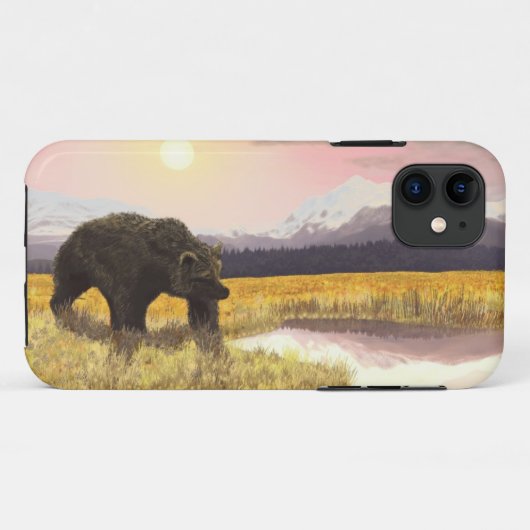 Grizzly Pond Case-Mate iPhone Case (Achterkant (horizontaal))