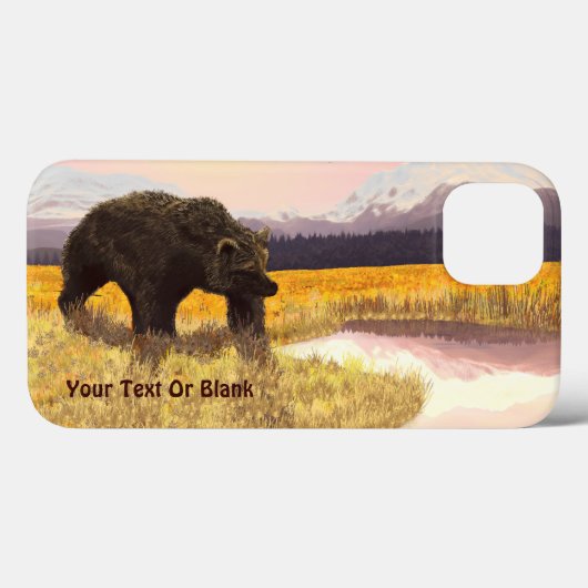 Grizzly Pond Case-Mate iPhone Case (Achterkant (horizontaal))